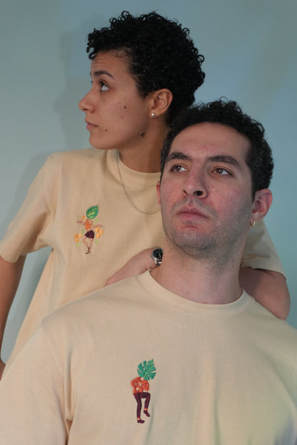 Monstera — Oversized heavy T-shirt